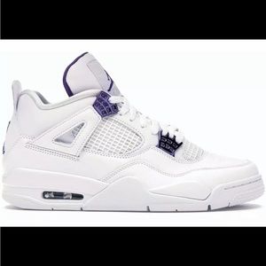 Air Jordan 4 Retro Metallic Purple size 6 mens/7.5 womens